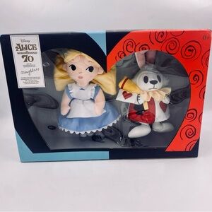 New Disney Alice in Wonderland 70 Mary Blair Artist Plush Collectible Gift Set